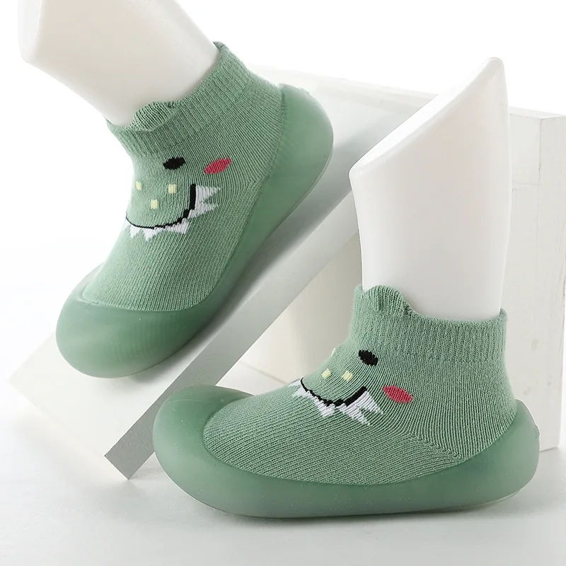 Baby Floor Shoes Children Sock Shoes Non-slip Floor Socks Kids Boy Girl Soft Rubber Sole Shoes Toddler Sock Shoes Infant Booties 3