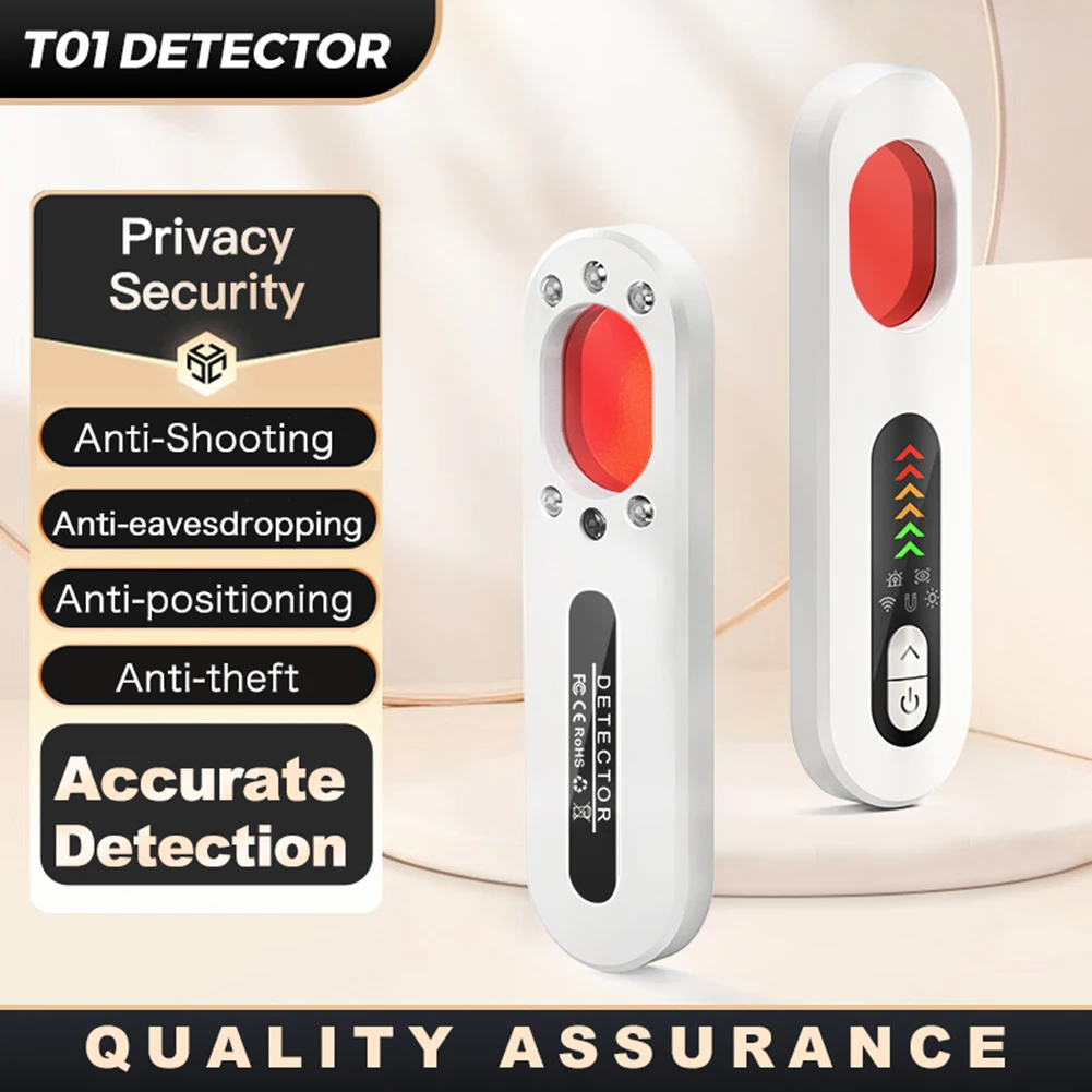 Hidden Bug and Camera Detector 5 Levels Sensitivity Bug Detector Electronic Sweeper Rechargeable Wiretapping Finder Professional