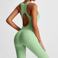 One Piece Gym Set Workout Clothes for Women Yoga Set Jumpsuit Zipper Sports Fitness Clothing Leggings Romper 1pc Active Wear - Image 6