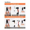 Bicycle Garage Heavy Storage Hook Warehouse Hardware Strong Load-Bearing Small/Medium Square Hook Tool Storage Wall Metal Hook 2