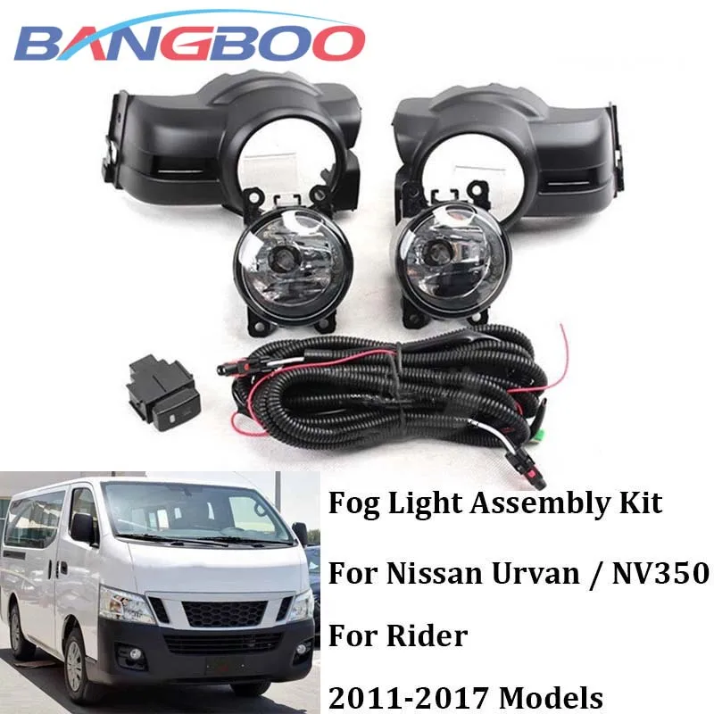 

1Set Car Front Bumper Fog Light For Nissan Urvan / NV350 / Rider 2011-2017 With Switch Wring Harness Set