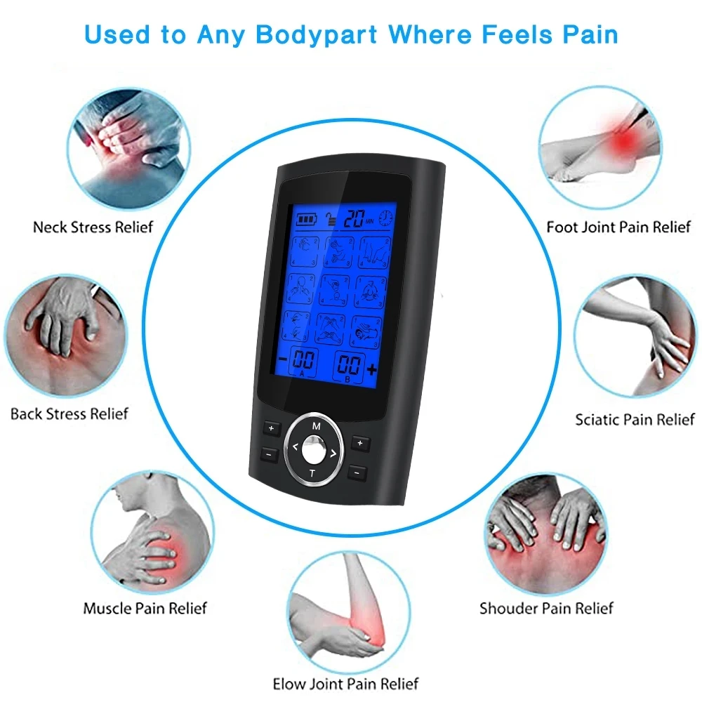 Tens Therapy Unit for Pain Relief Device 36 Modes Muscle Stimulation  Wireless EMS Body Massager Slimming Electrostimulator - AliExpress