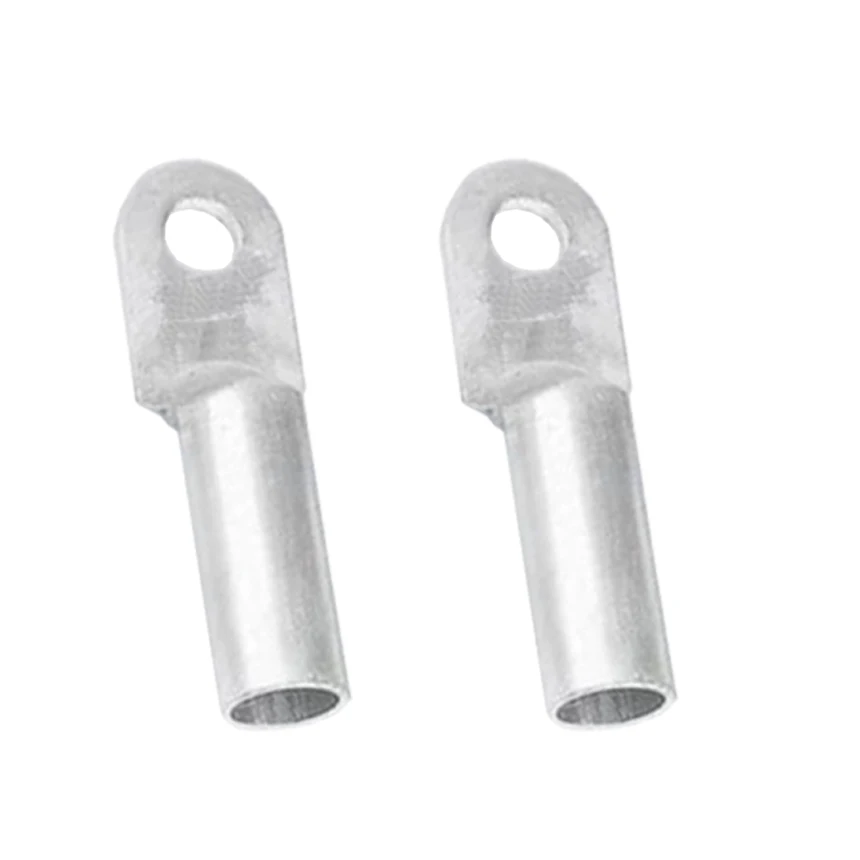 

DL Naked Aluminum AL Oil-Plugging Electrical Power Cable Wire Screw Hole Tube Tubular Lug Connection Connector Crimp Terminal