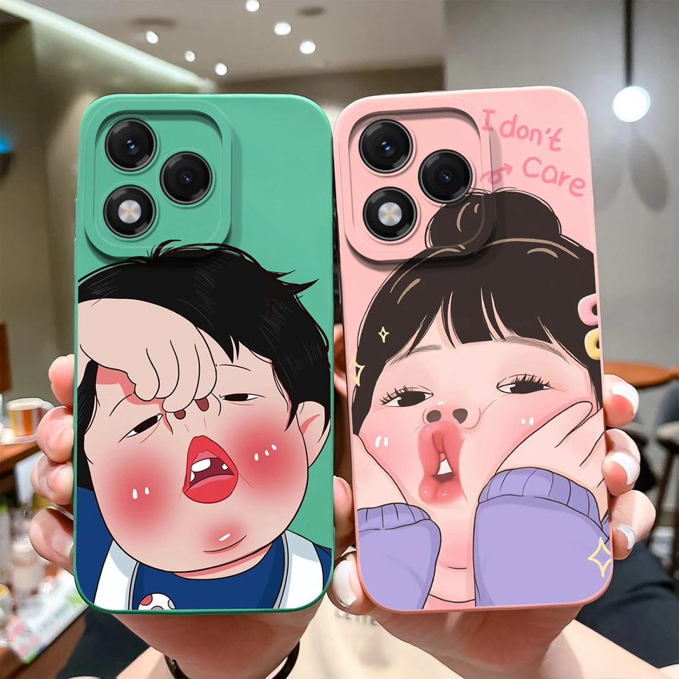 Lovely Flower Star Pattern Liquid Silicone Soft Case - High Quality Back Cover