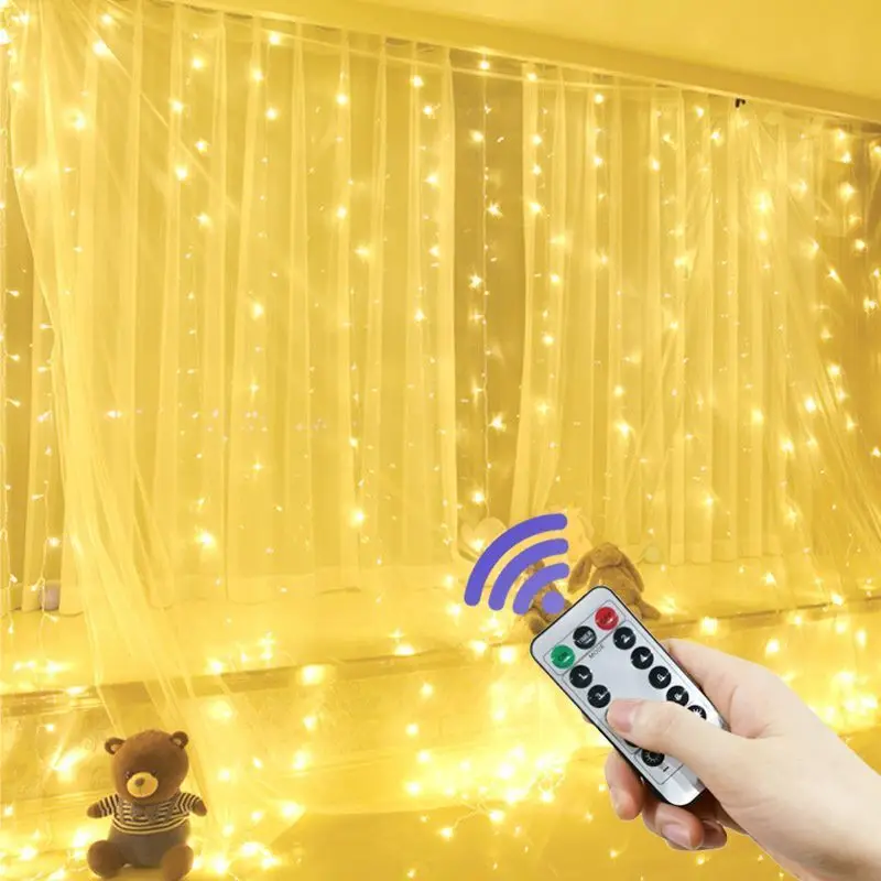 thumbnail image 1 of Guirnalda de luces navideñas con 8 modos USB, decoración de Halloween, fiesta, guirnalda de luces LED de hadas, luces para dormitorio de boda, Año Nuevo 2025, 1 of 5