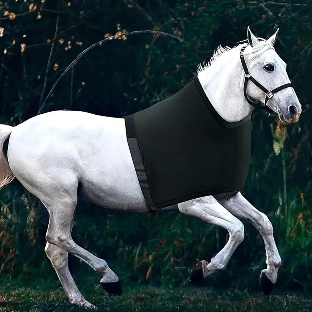 Horse Shoulder Guard High Elastic Spandex Fabric Horse Vest Protective Vest for Equestrian Sport
