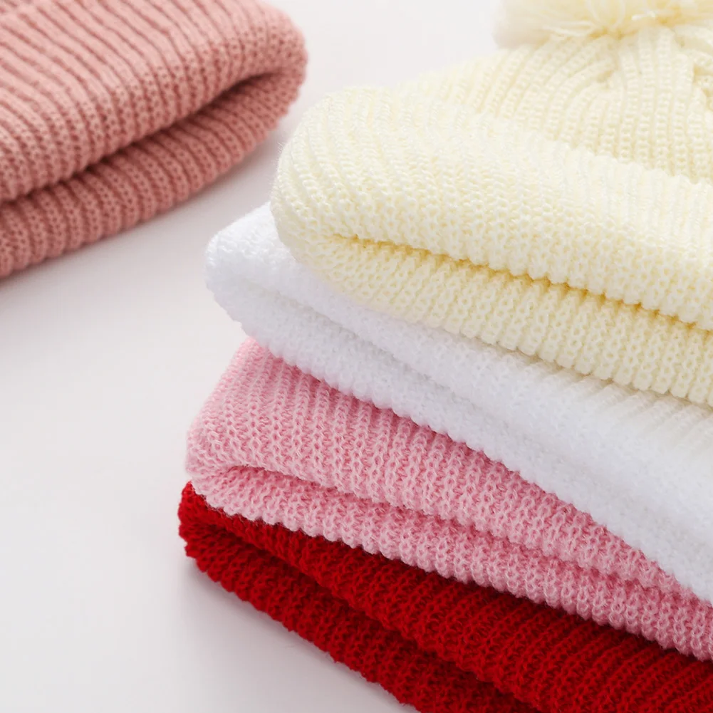 Infant Pom Knit Beanie 6