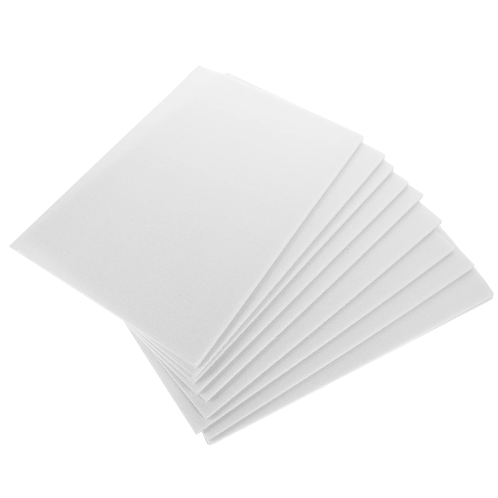 

10 Sheets DIY Accessory Craft Supplies Handicraft Foams Papers White Poster Board Multi-use Supply