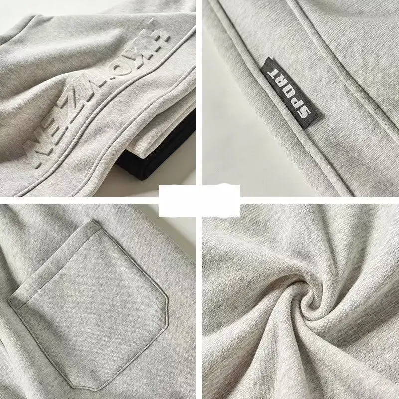 Spring Autumn Elegant Fashion Harajuku Slim Fit Trousers Loose All Match Sport Casual Pants Solid Pockets Straight Leg Pants