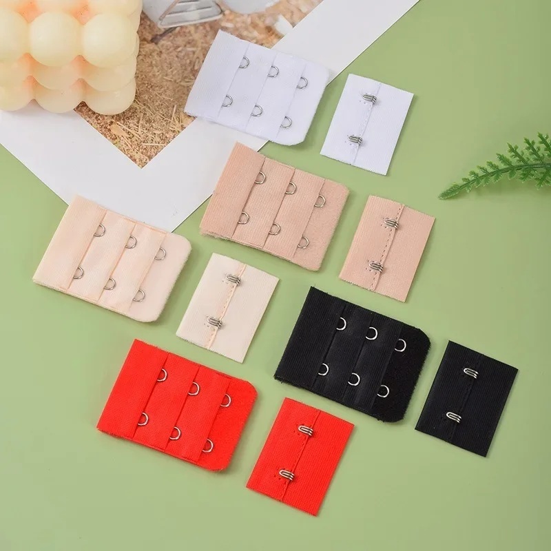 Adjustable Girl Bra Extender Strap Extension Lengthened Adjustable Replacement Buckle 2 Hooks Clip Women Bra Expander