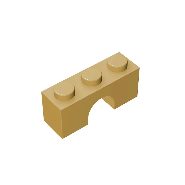 stacking of blocks 10pcs 4490 Arch 1x3 MOC Compatible Brick Parts Building Blocks Accessories Assemble Replaceble Changeover Particle DIY Gift Toy wooden cubes Blocks