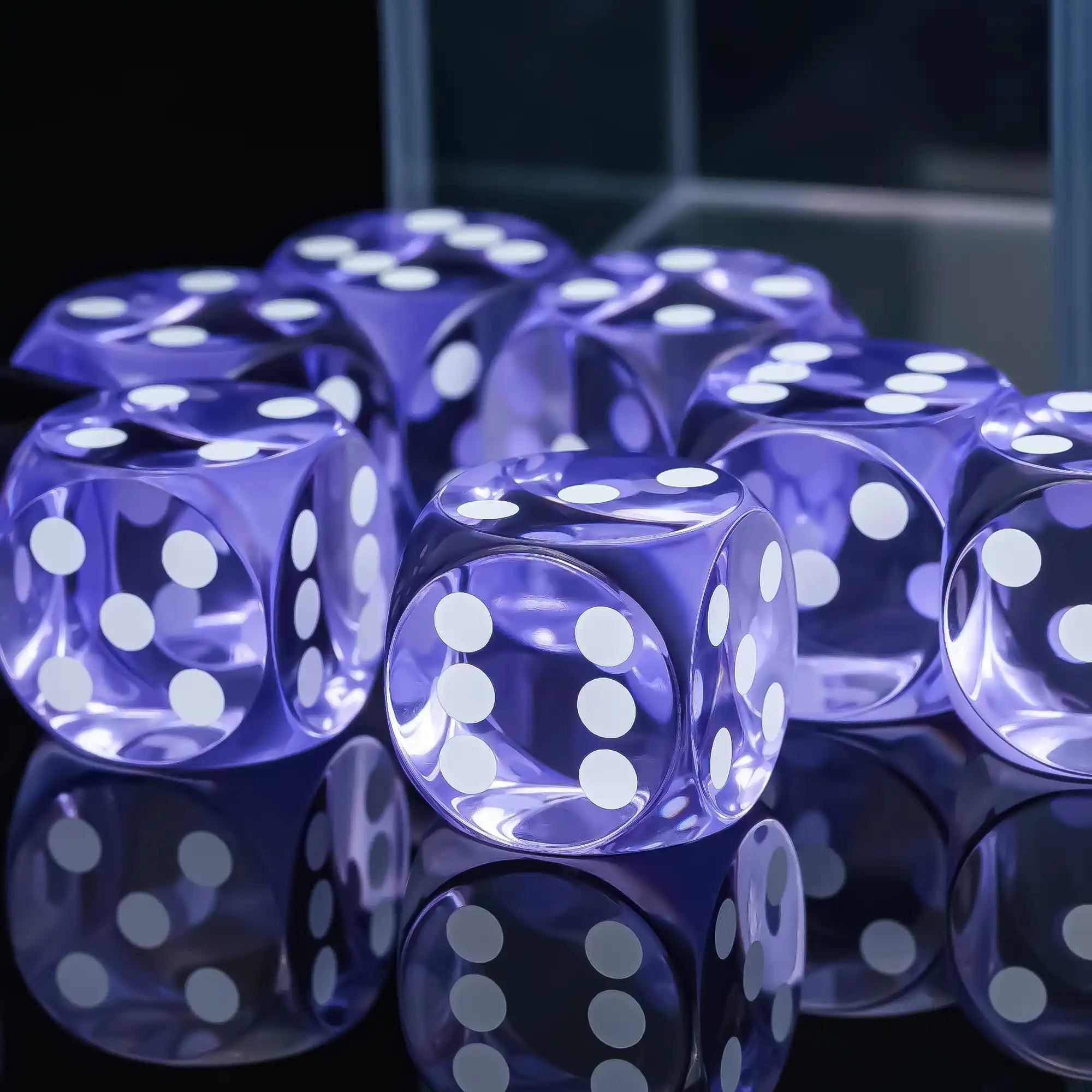 Game Dice Dice Set Resin Dots D6 Precision Dices Transparent Six Sides Dice Round Corner 4PC 16mm Standard D6 for RPG Board Game Club Bar Gambling
