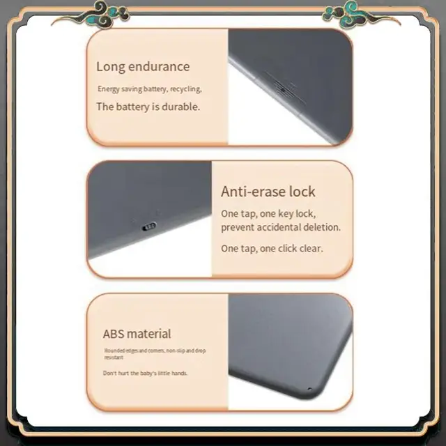 ASMA-21 Inch LCD Handwriting Board Children's Drawing Board Monochrome Handwriting Graffiti Board 1