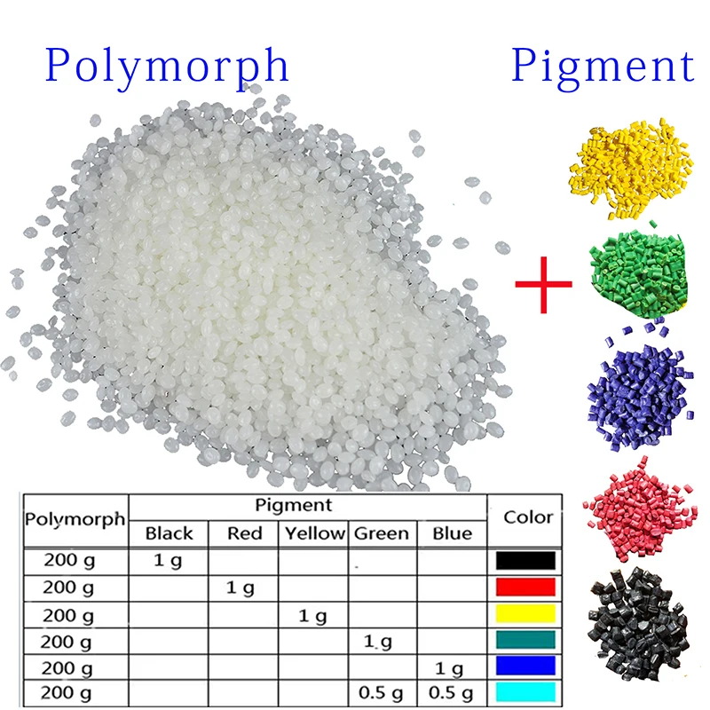 Thermoplastic polymorph Beads moldable For Crafts And Cosplay 4 oz