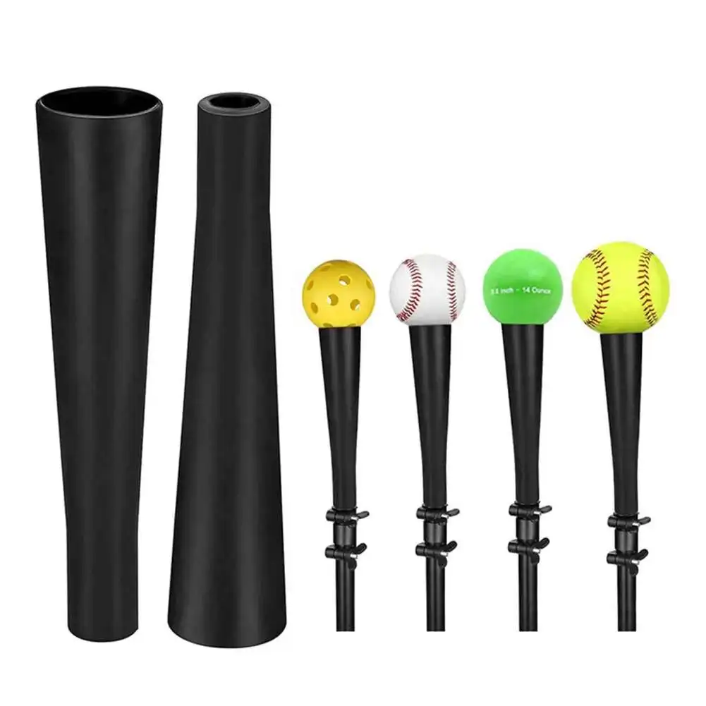 

Baseball Batting Tee Portable Softball Hitting Tee With Base Rolled Flexible Rubber Top Adjustable Height For Kids Adults