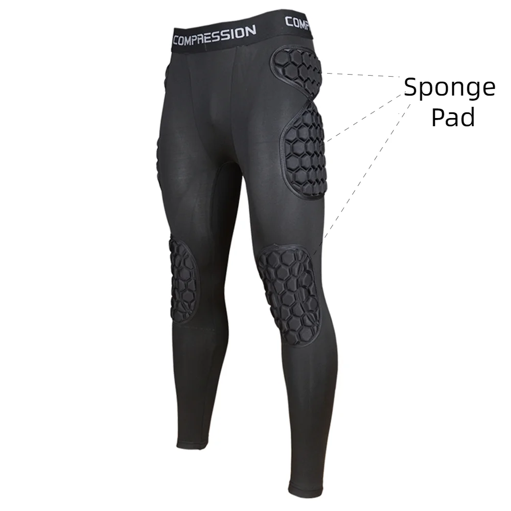 Football Soccer Goalkeeper Training Pants Goalie Jerseys Kit Clothing Knee Elbow Padded All-round Alveolate Protector Gear soccer pants