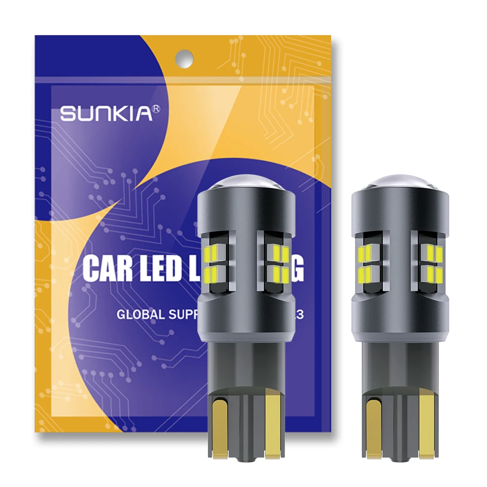 

2Pcs T10 W5W LED Canbus Bulb Car Signal Lights Auto Parking Lamp Interior Dome Light for VW Volvo Prosche Lexus 6500K