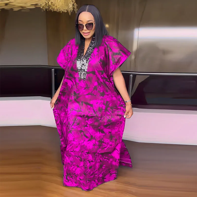

Turkey African Dresses for Women Traditional Ankara Dashiki New Fashion Robe Africaine Femme Bazin Riche Evening Long Party Gown
