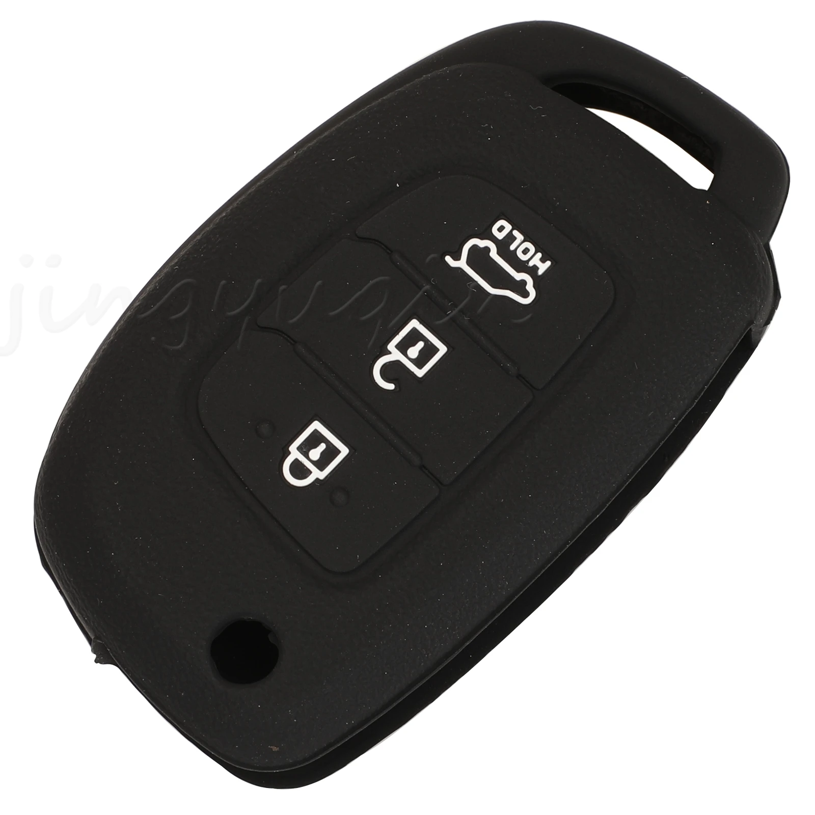 Remote Holder Protector 3 Button Silicone Key Cover Case For Hyundai Creta I10 I20 Tucson Elantra Santa Fe key case car key shell car remote key car key key shell