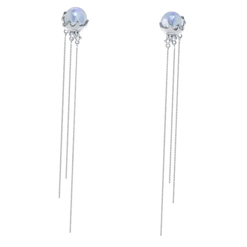 Moon Jellyfish Tassel Earrings 10 Moon Jellyfish Tassel Earrings Sa4bcf1d5306545589c8f3e9ccac25867o