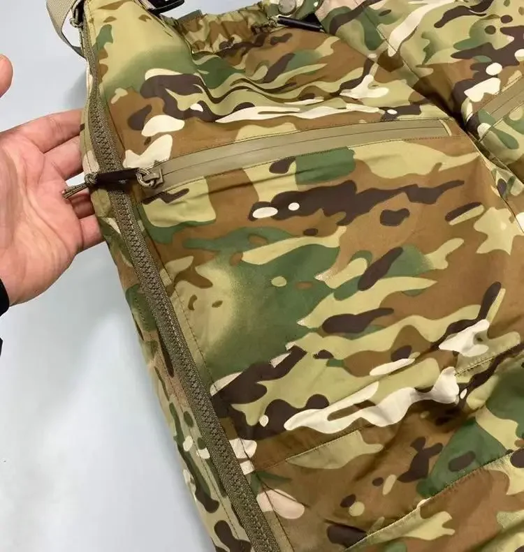 KIICEILING LT Hiking Tactical Pants Winter Warm Cargo Pants Men Waterproof Camouflage Ski Women Trousers