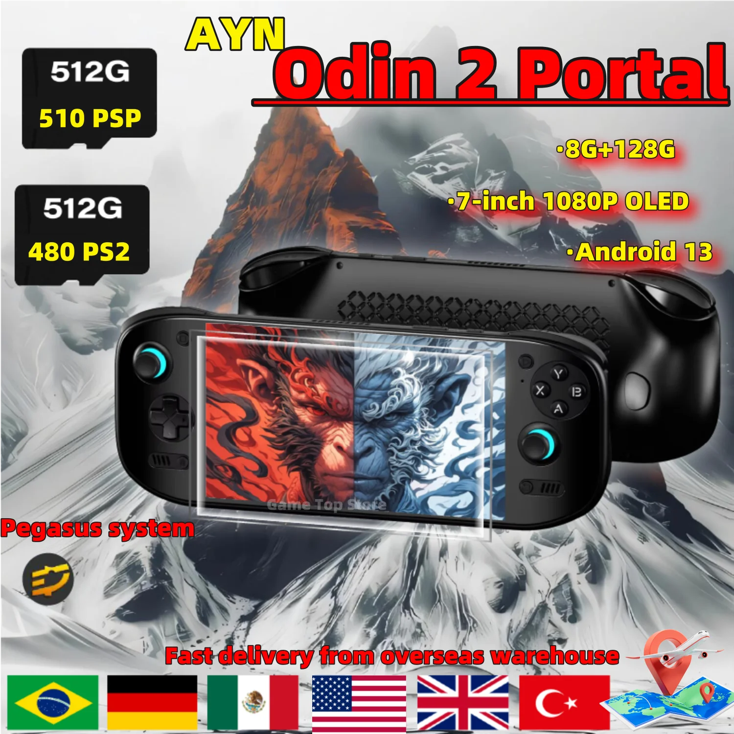 AYN Odin 2 Portal 一式セット AYN Odin 2 Portal Base, Pro & MAX - DROIX Global