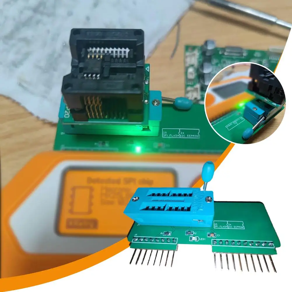 

Модуль расширения для сжигания вспышки для Flipper Zero Spl, для автономной партии сжигания/чтения 25 вспышек Spi для Flipper Z1h2