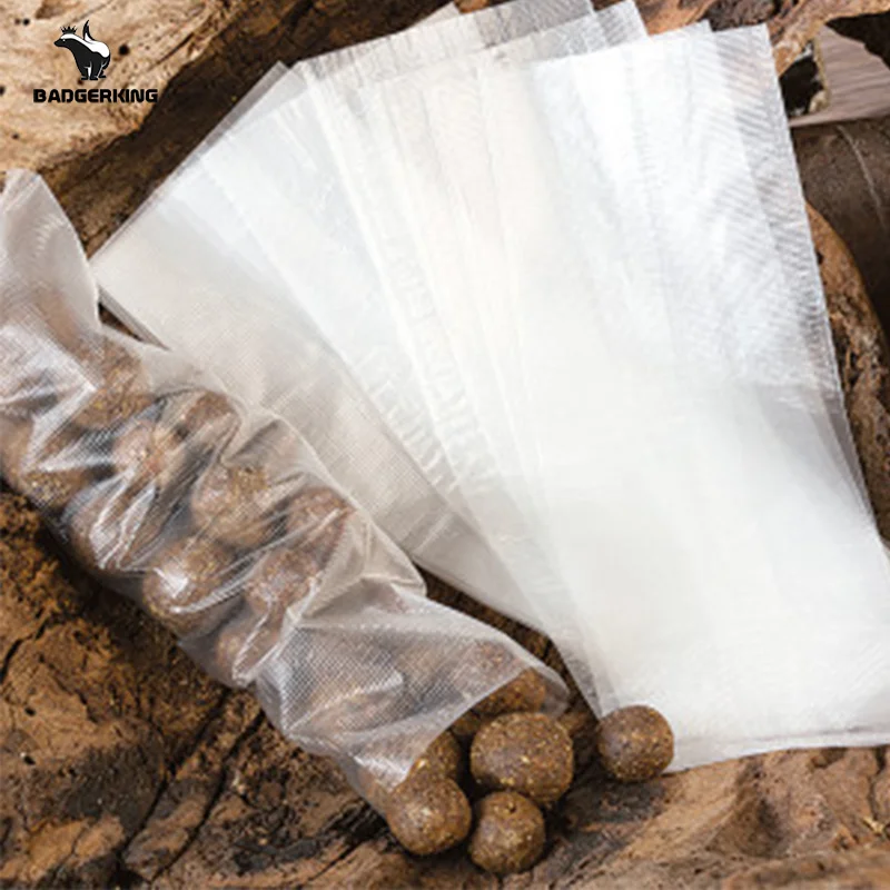 50pcs/lot  PVA Bags for Carp Fishing Fast Dissolving Environmental Water-soluble bag for carp fishing bag tackles