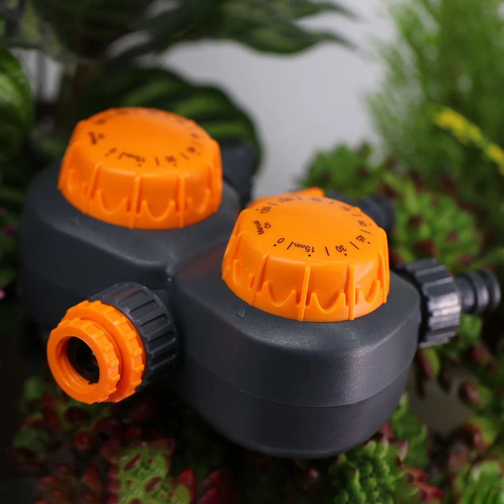 Garden Mechanical 3-Way Timer with Double Control Watering Irrigation Automatic Controller for Outdoor Hose Drip Sprinklers Tool - 6