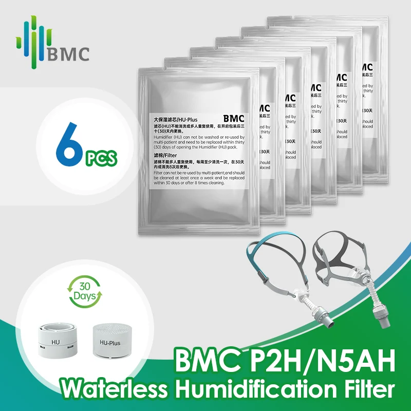 Idunmed Waterless Umidificatore Filtro Umidificazione Hme Per Resmed Airmini N20 E Airfit P10 Humidx Bmc P2H N5Ah Cpap Mask Parts