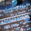 200cm/Roll Piano Flower Theme PET Tape, For Notebook Masking Tapes Decorative items，Student Stationery Scrapbooking Stickers 2