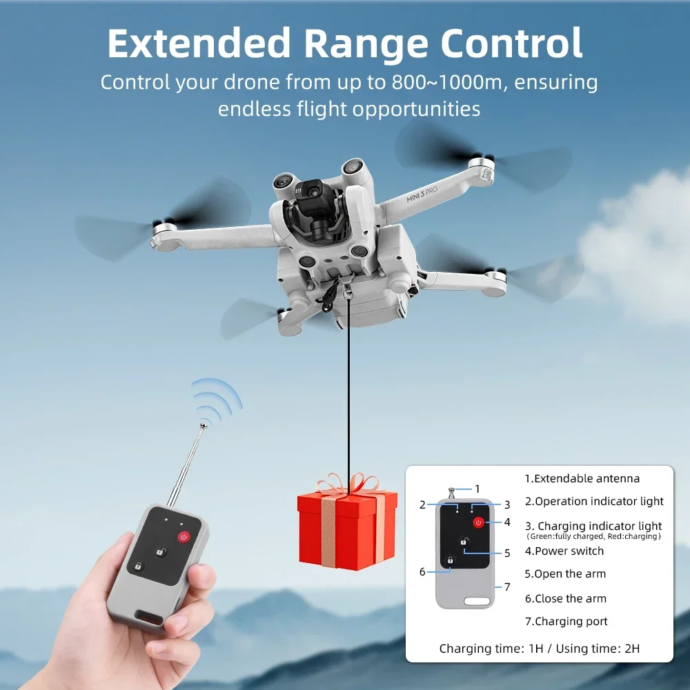 รูปสินค้า โดรนตกปลา Airdrop สำหรับ DJI Mini 3/3 Pro