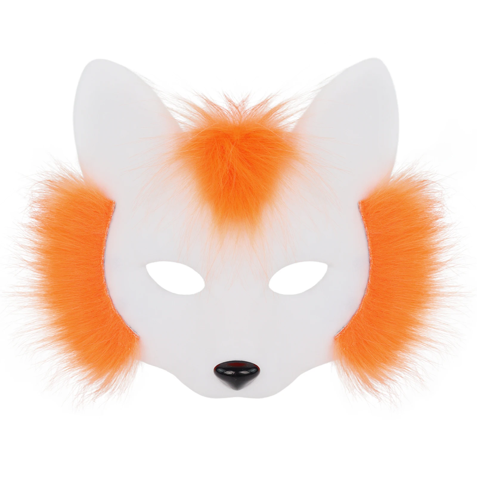 Trendige Tier-Halbgesichtsmasken, Fuchs-Katzenmaske, Kostüme, Requisiten für Halloween, Cosplay, Party – Detail 5
