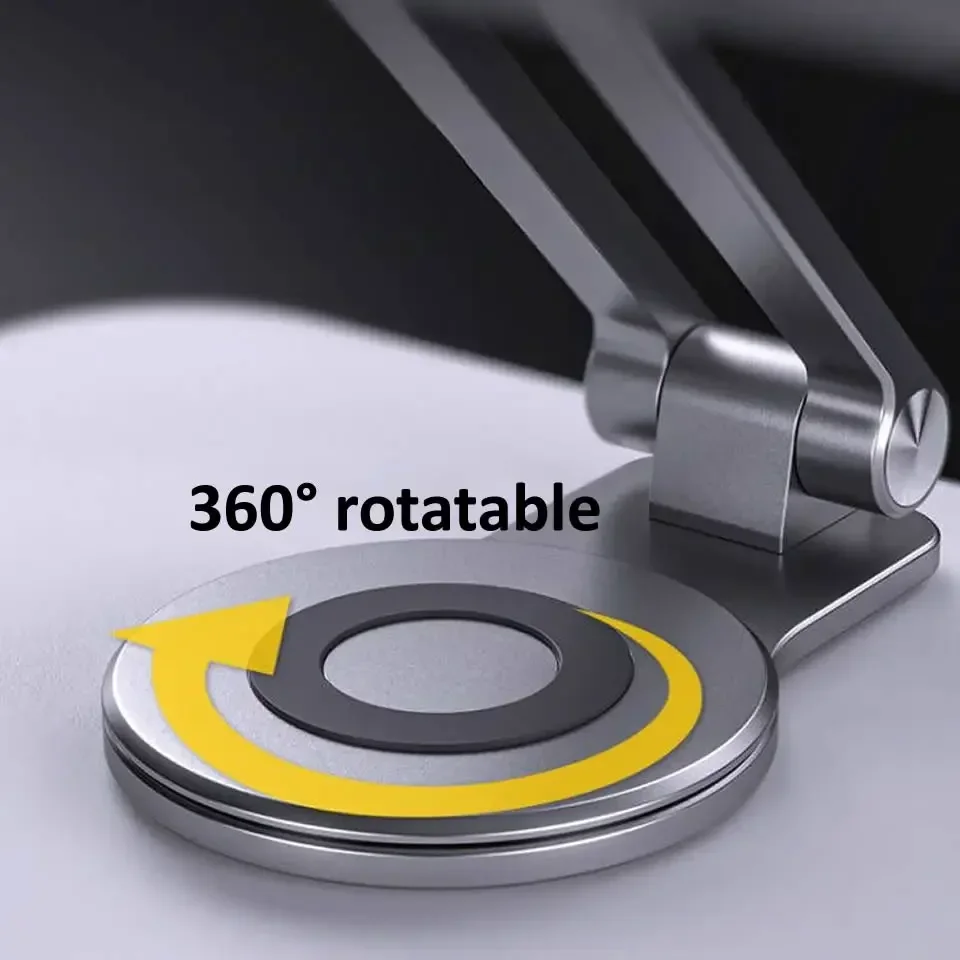 다기능 접이식 노트북 독서 태블릿 책 거치대, 조절식 회전 360 스탠드, 아크릴 14-17.3 인치 브래킷