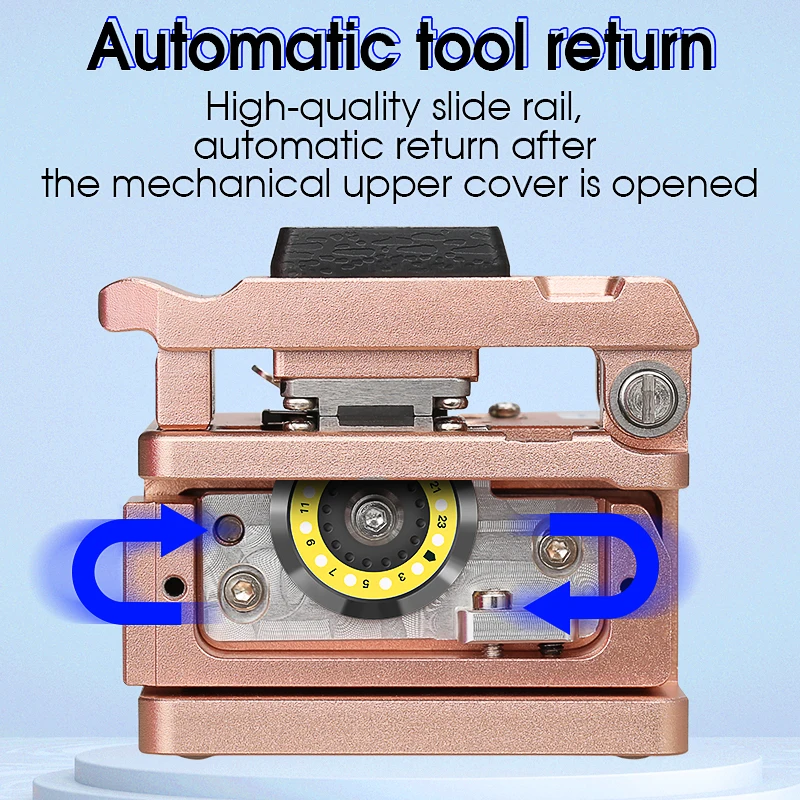 COMPTYCO Fiber Cleaver AUA-X0/X1/X2/X3 FTTH Cable Fiber Optic Cutting Knife Tools Cutter Three-in-one Clamp Slot