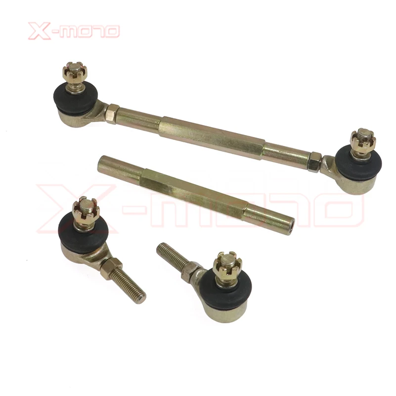M10-M10 230mm 240mm 250 260mm 270mm 280mm 330mm ATV Tie Rod Kits 1Pair/2pcs for China Chinese ATV Quad Bike Parts
