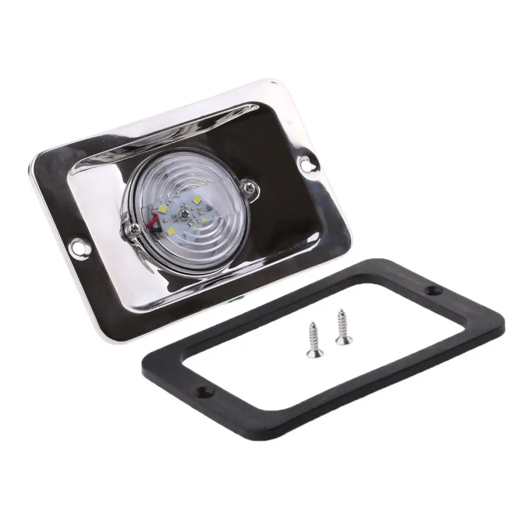 White LED Stern Navigation Underwater Lamp Corrosion Resistant Boat