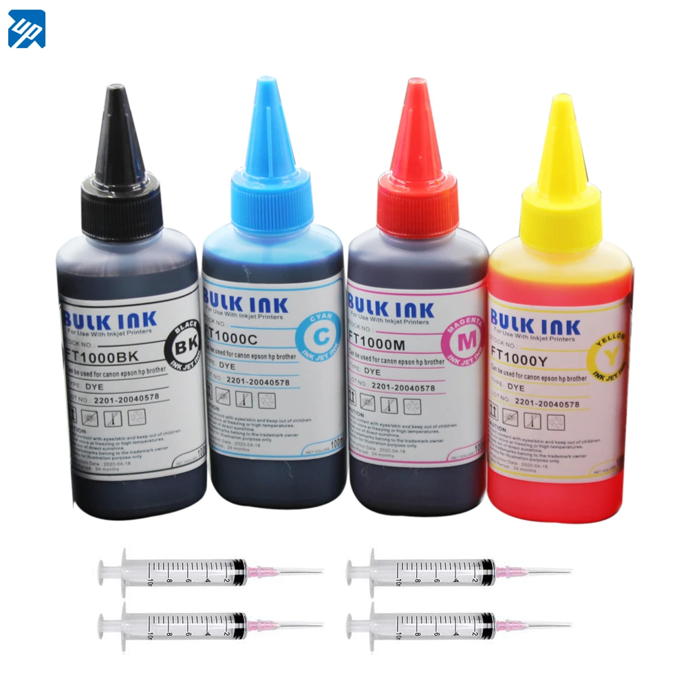 4x100ML Universal Refill Ink kit for Epson Stylus S22 SX125 SX130 SX230  SX235W SX420W SX425W SX430W 440W Ciss and ink cartridge|Ink Refill Kits| -  AliExpress