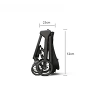 Poussette bébé haute vue peut s'asseoir ou s'allonger, légère et pliable, poussette bidirectionnelle haute vue pour nouveau-né 5