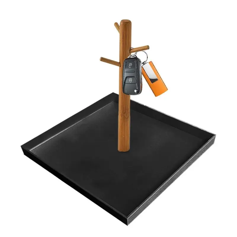 Portachiavi In Legno Vassoio 3 Livelli Ciotola Chiave In Bambù Per Tavolo Da Ingresso In Legno Valet Tray Organizer Vassoio Per Profumo Comò Rack In L