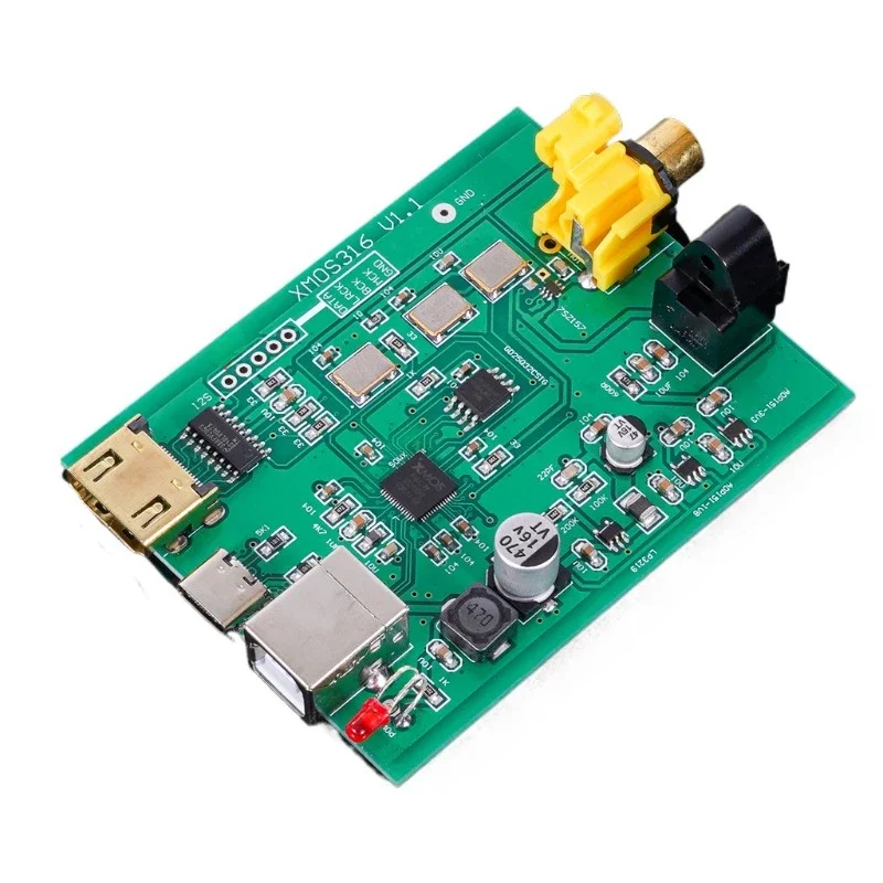XMOS U316 Asynchronous USB To Coaxial Fiber Digital Interface with