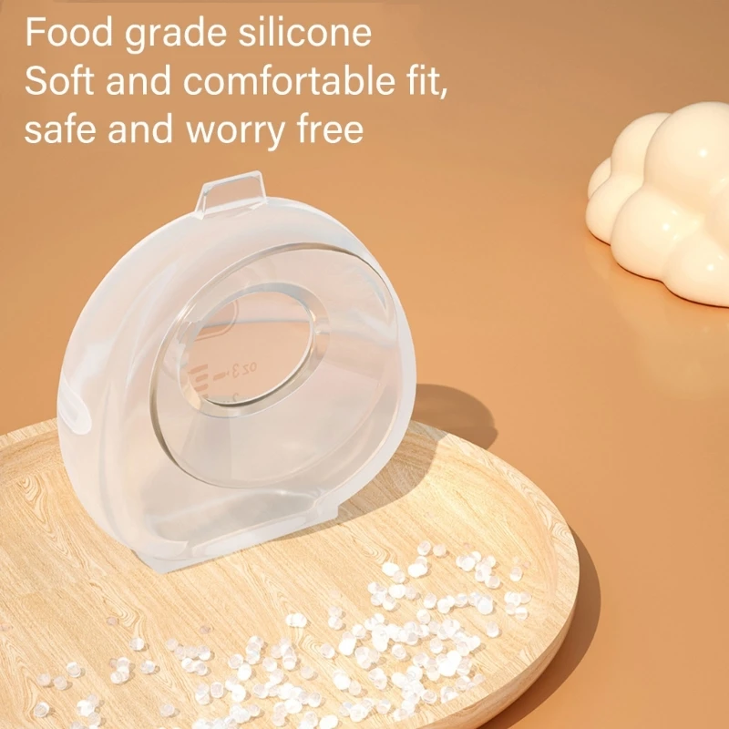 BPA Free Silicone Breast Milk Collector 100ml Portable Wearable Milk Storage Bag Leak-proof Manual Breast Pump Collector