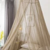 High Protection Silver Fiber Tulle Mesh Electromagnetic hypersensitivity Mosquito net, EMF Shielding Faraday Bed Canopy 3