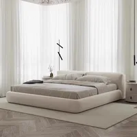 Lit de rangement au Design moderne, rouleau souple, luxueux lit sur pied en bois, Simple, Double Camarotes Para dortoir, meubles de chambre à coucher 3