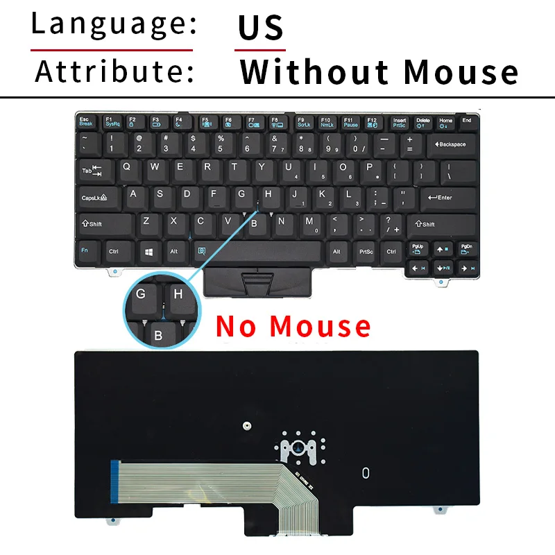 New Eua Teclado do Laptop Russa para Lenovo Ibm Thinkpad Sl410 Sl410k Sl510 Sl510k L410 L412 L420 L421 L520 L512 L510 L521 - Imagem 5