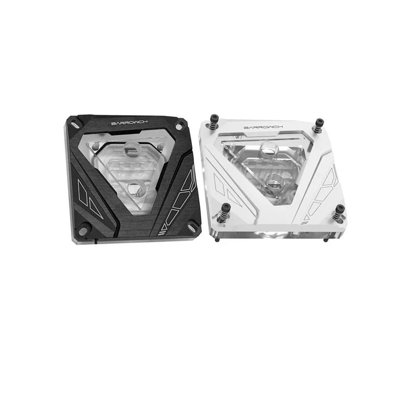 Barrowch Cpu Bloco de Água Radiador para Intel Socket Lga115x Lga1200 1700 X99 X299 5v Argb 3pin Mobo Aura Sync
