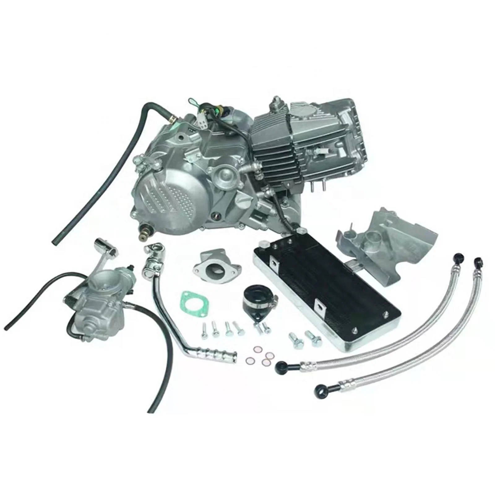

CQJB двигатель мотоцикла, питбайка, черный стартер в сборе zongshen 190CC 212CC