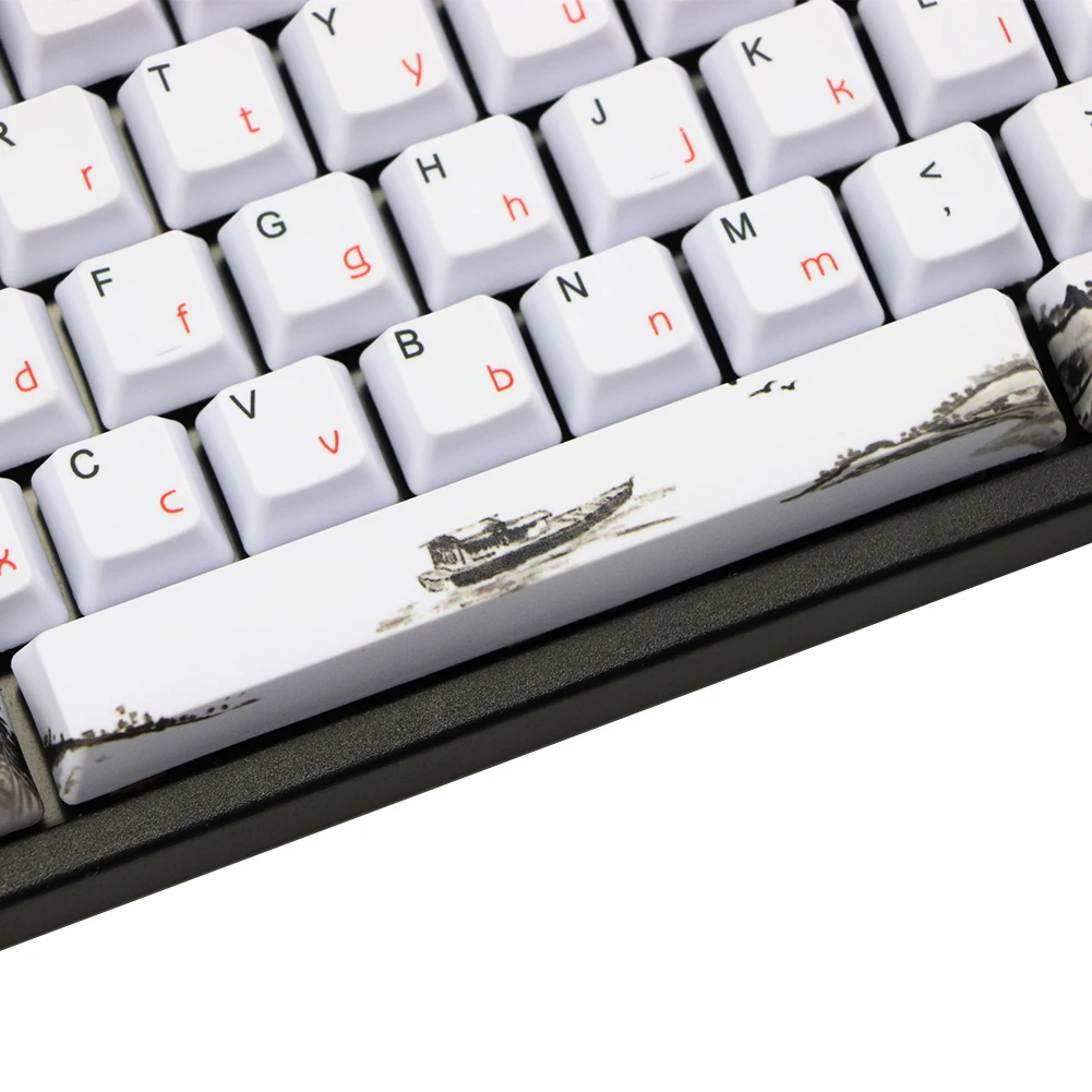 de ameixa oem perfil keycaps para 61