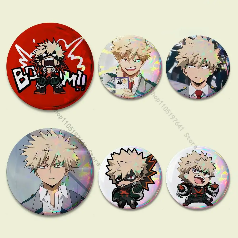 Bakugo Academia Heroes: Creative Button Badge Brooch