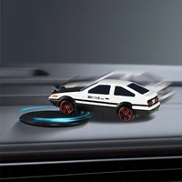 360° Rotating AE86 Car Dashboard Decor Swivel Ornament Mini Alloy Drift Motion Model Center Console Vehicle Interior Accessories 3